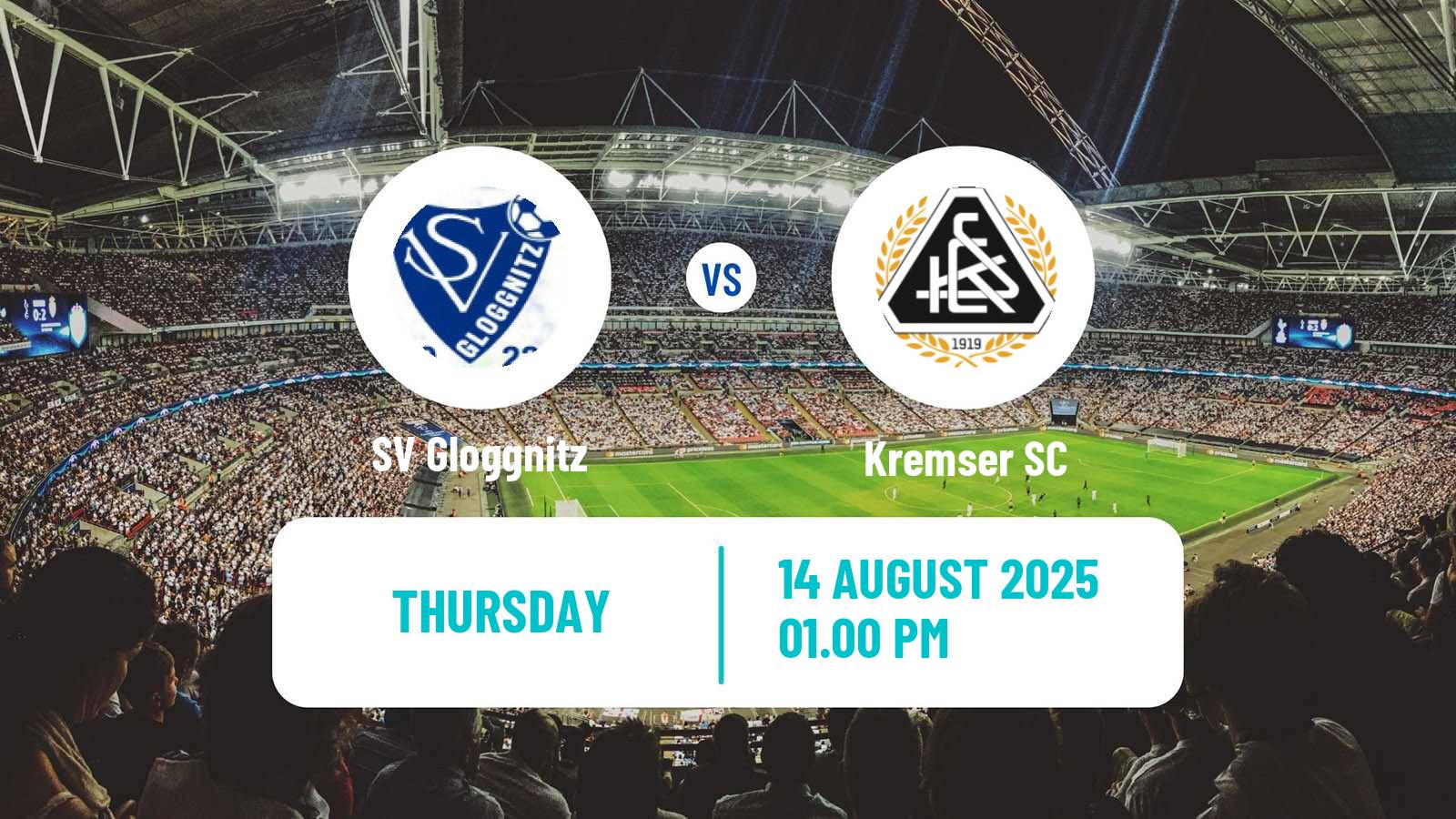 Soccer Austrian Regionalliga East Gloggnitz - Kremser