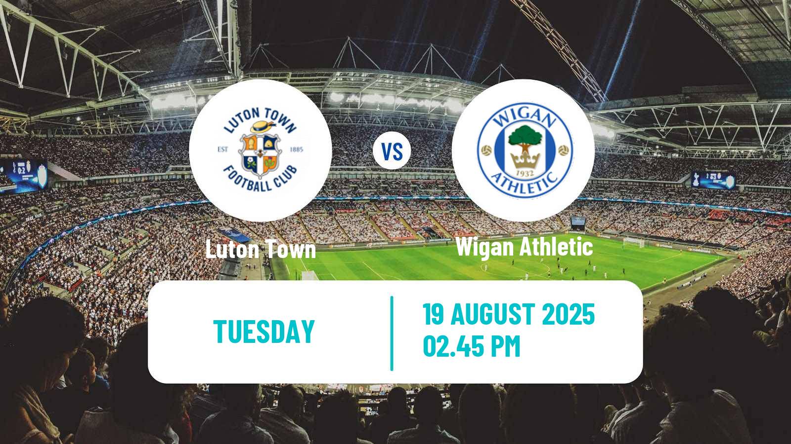 Soccer English League One Luton Town - Wigan Athletic