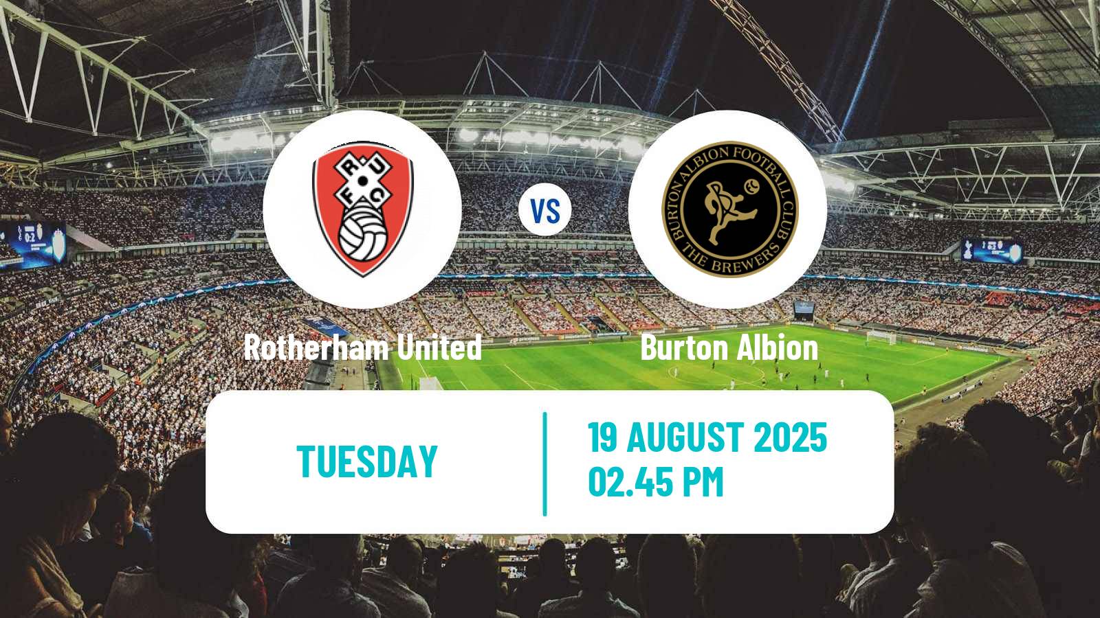 Soccer English League One Rotherham United - Burton Albion