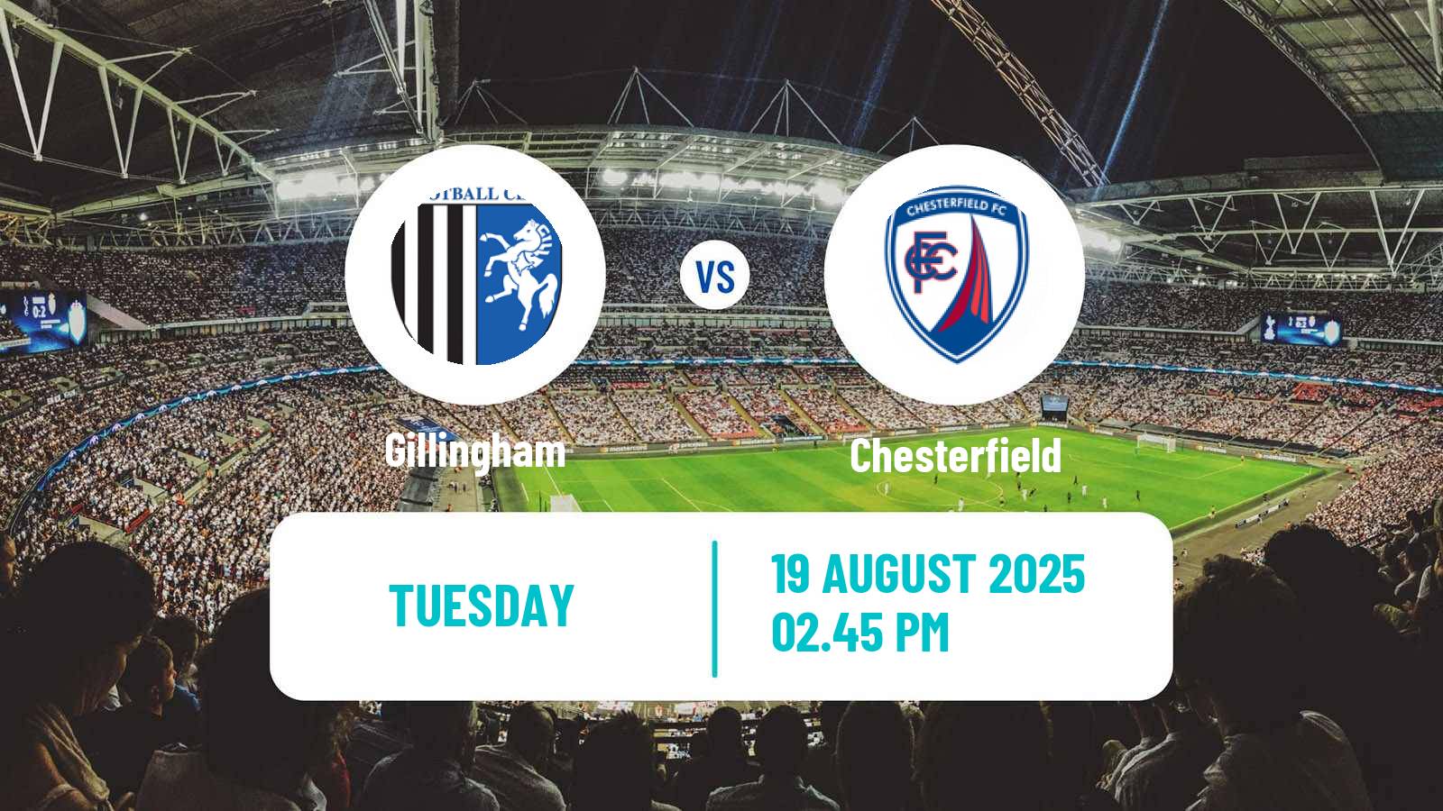 Soccer English League Two Gillingham - Chesterfield