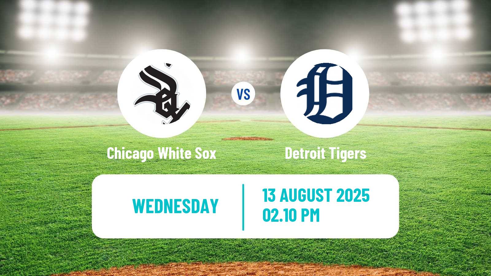 Baseball MLB Chicago White Sox - Detroit Tigers