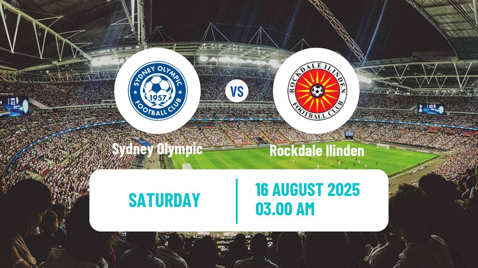 Soccer Australian NPL NSW Sydney Olympic - Rockdale Ilinden