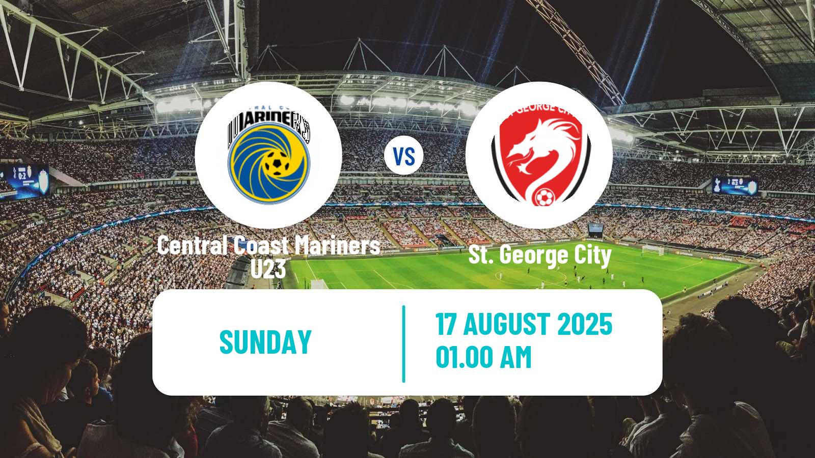 Soccer Australian NPL NSW Central Coast Mariners U23 - St. George City