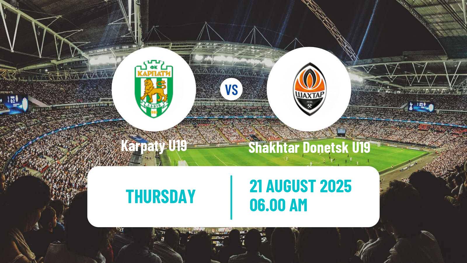 Soccer Ukrainian U19 League Karpaty U19 - Shakhtar Donetsk U19