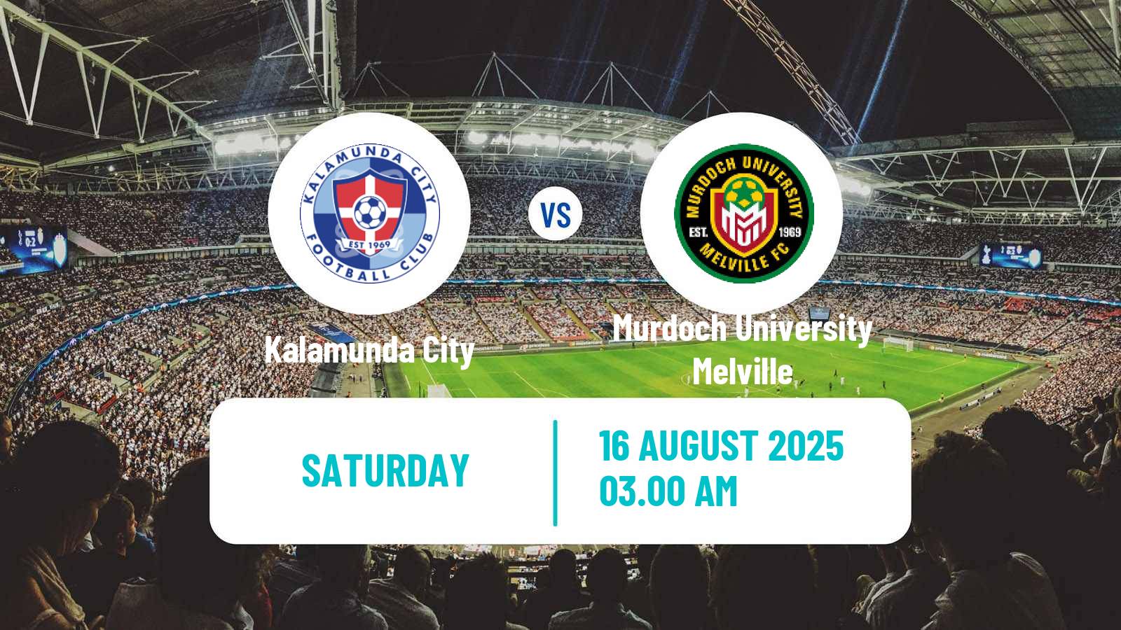 Soccer Australian WA State League Kalamunda City - Murdoch University Melville