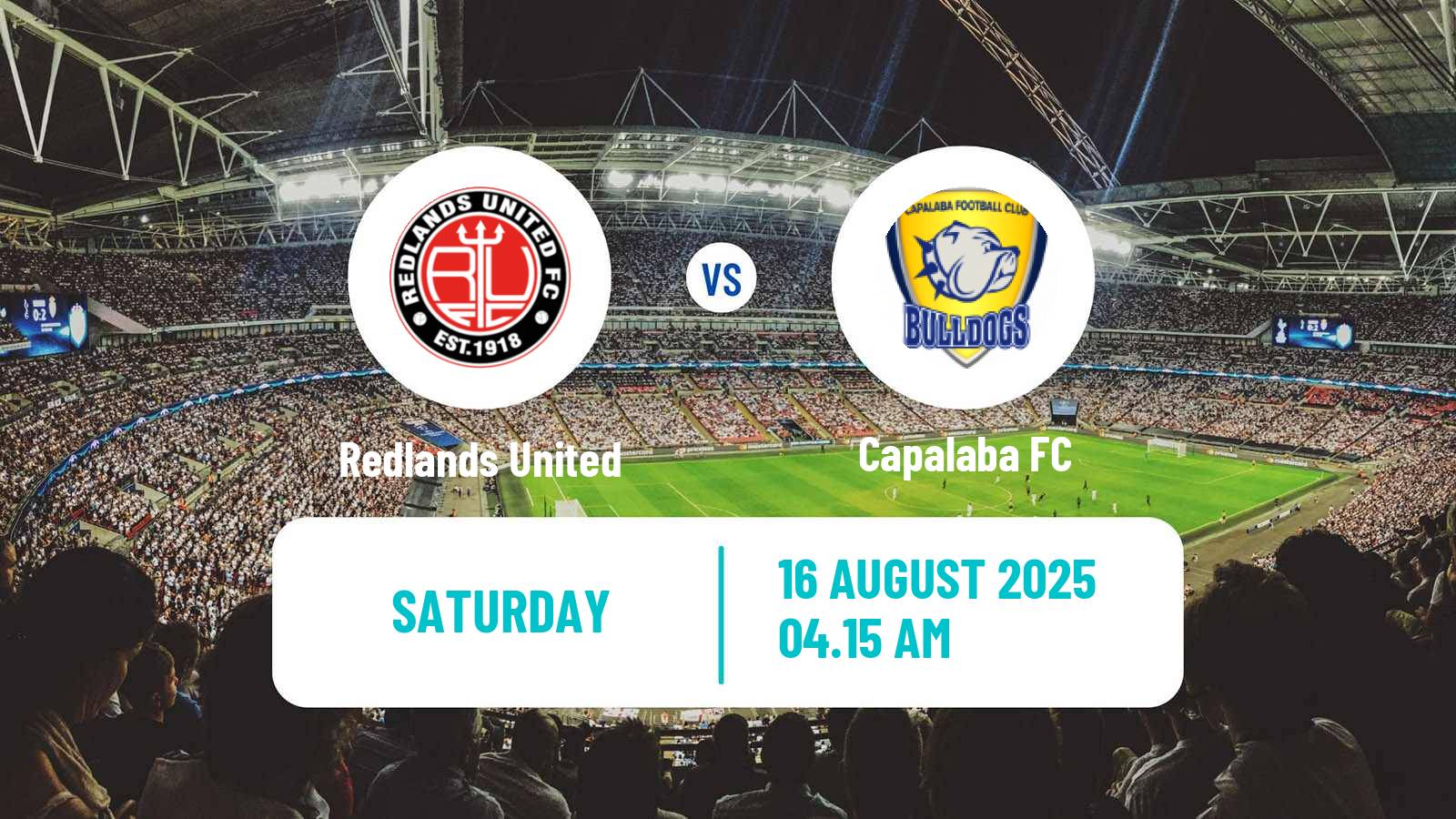 Soccer Australian Queensland Premier League Redlands United - Capalaba