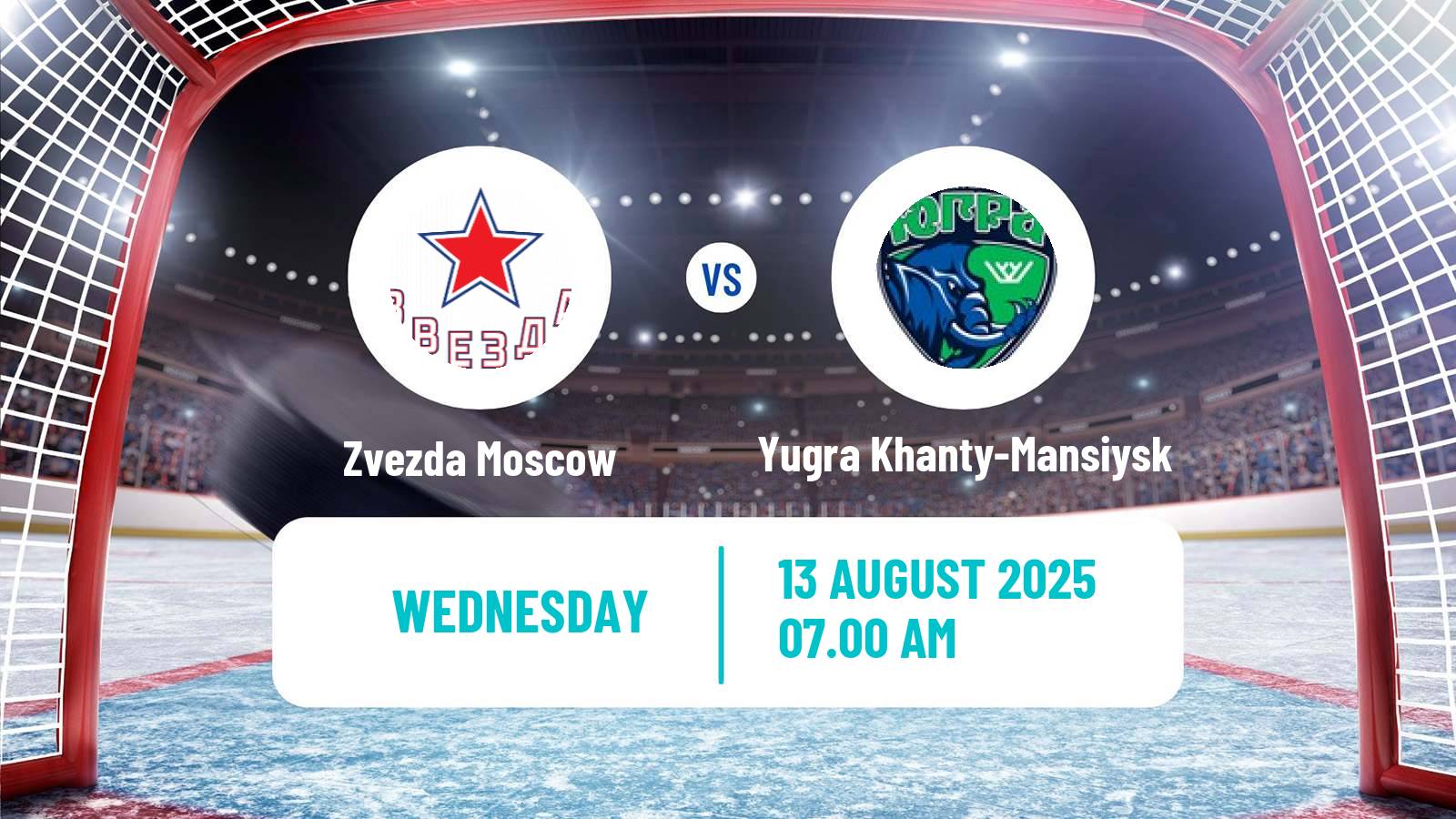 Hockey Club Friendly Ice Hockey Zvezda Moscow - Yugra Khanty-Mansiysk
