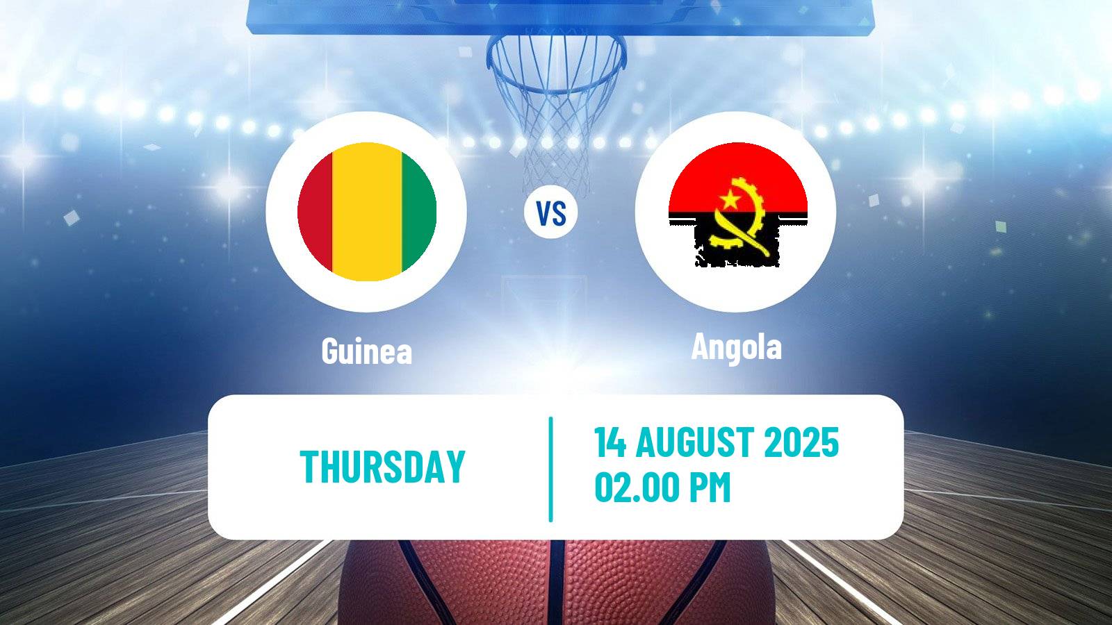 Basketball African Championship Basketball Guinea - Angola