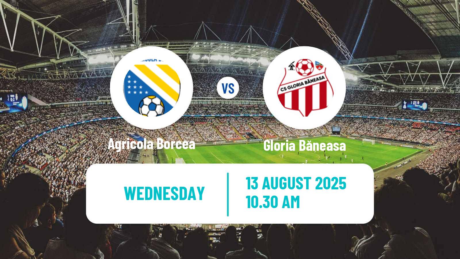 Soccer Romanian Cup Agricola Borcea - Gloria Băneasa