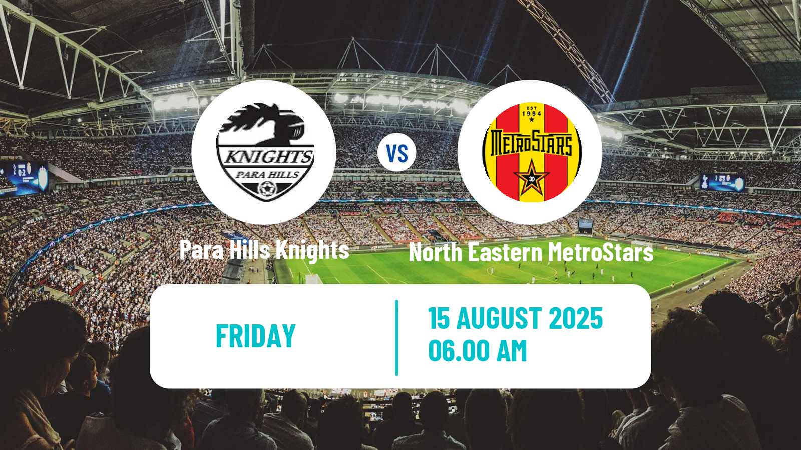 Soccer Australian NPL South Australian Para Hills Knights - North Eastern MetroStars