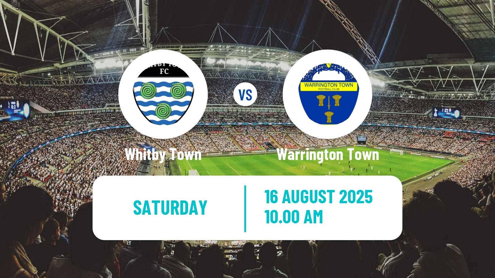 Soccer English NPL Premier Division Whitby Town - Warrington Town