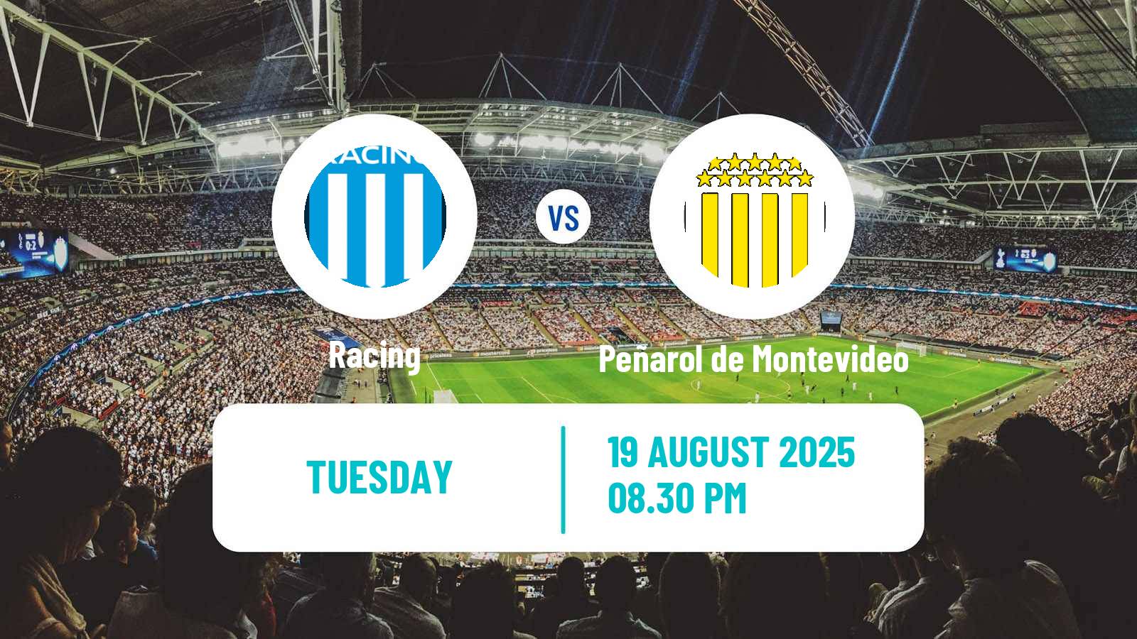 Soccer Copa Libertadores Racing - Peñarol de Montevideo