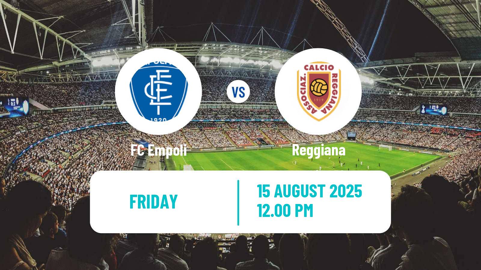 Soccer Coppa Italia Empoli - Reggiana