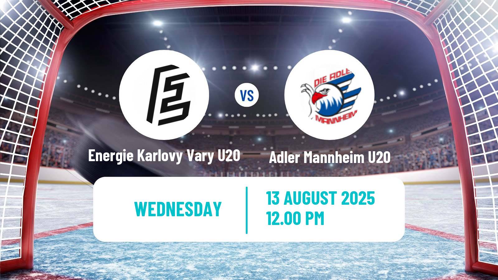 Hockey Club Friendly Ice Hockey Energie Karlovy Vary U20 - Adler Mannheim U20