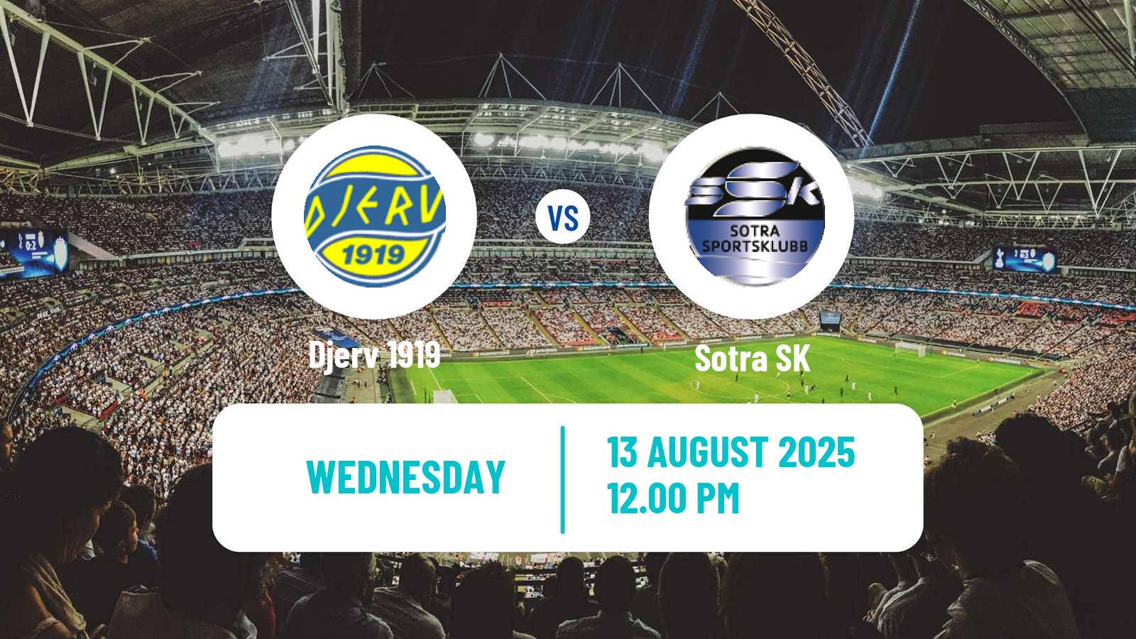Soccer Norwegian NM Cup Djerv 1919 - Sotra