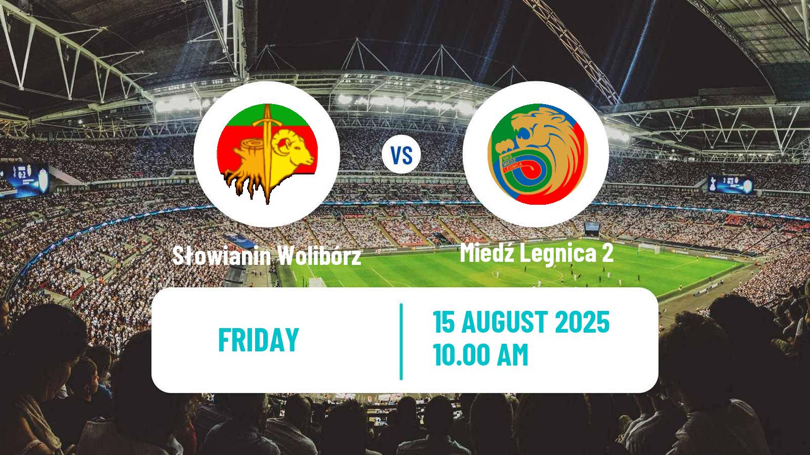 Soccer Polish Division 3 - Group III Słowianin Wolibórz - Miedź Legnica 2