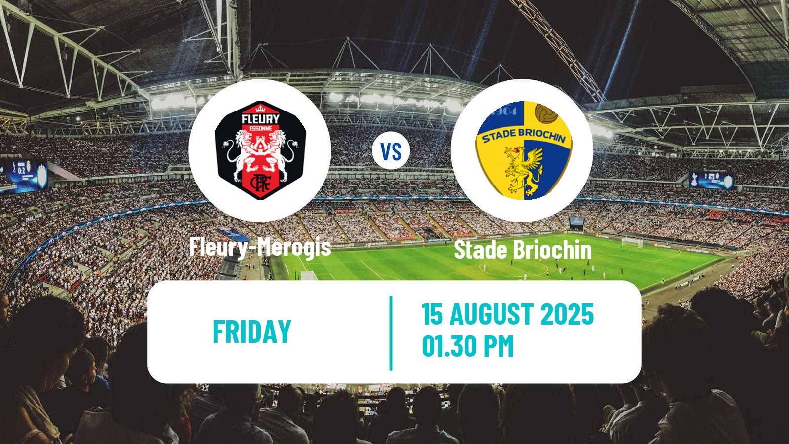 Soccer French National League Fleury-Merogis - Stade Briochin