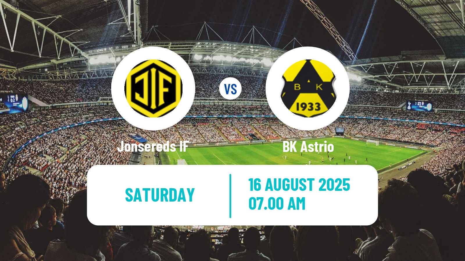 Soccer Swedish Division 2 - Västra Götaland Jonsereds - Astrio