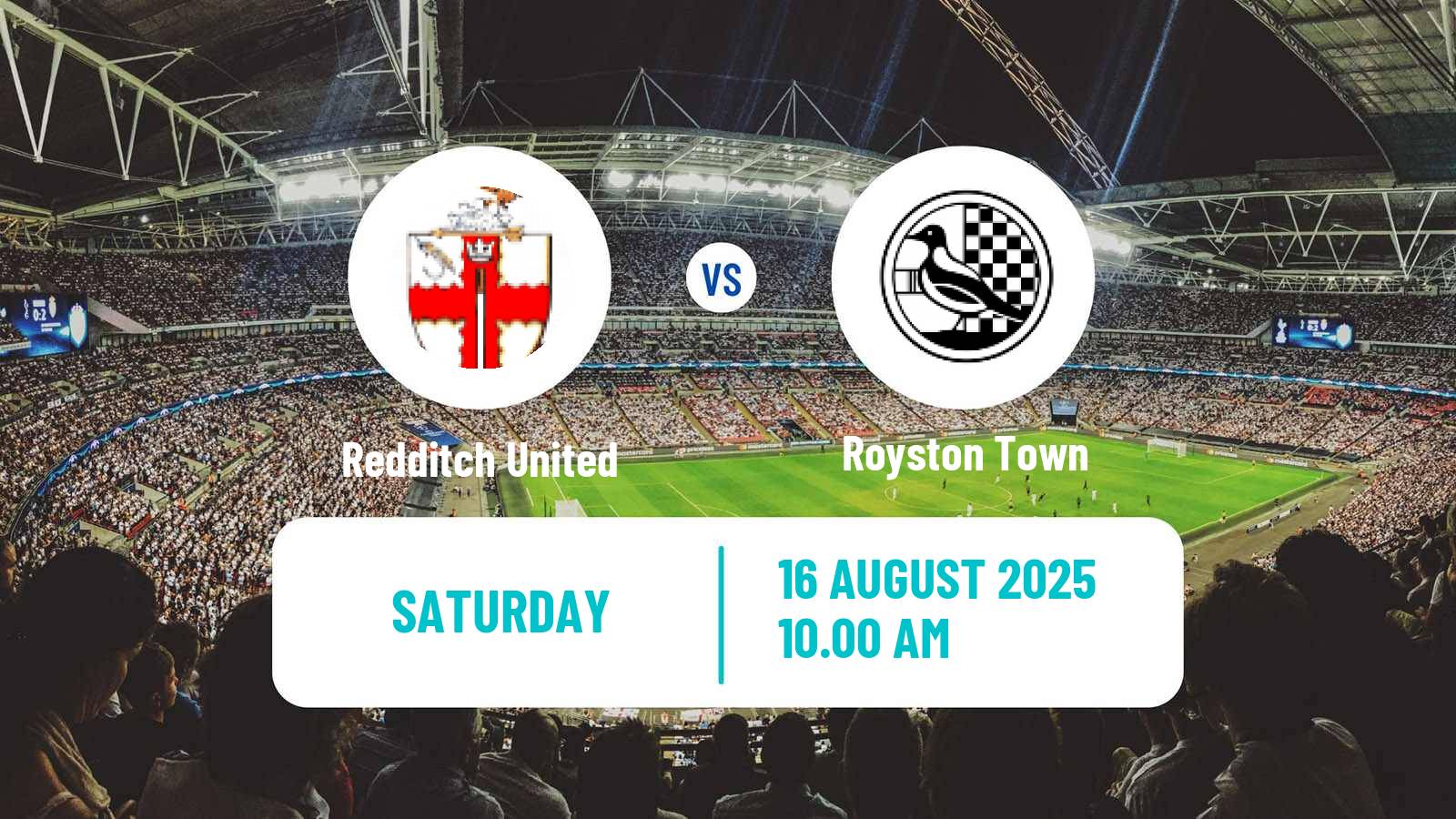 Soccer English Southern League Central Division Redditch United - Royston Town