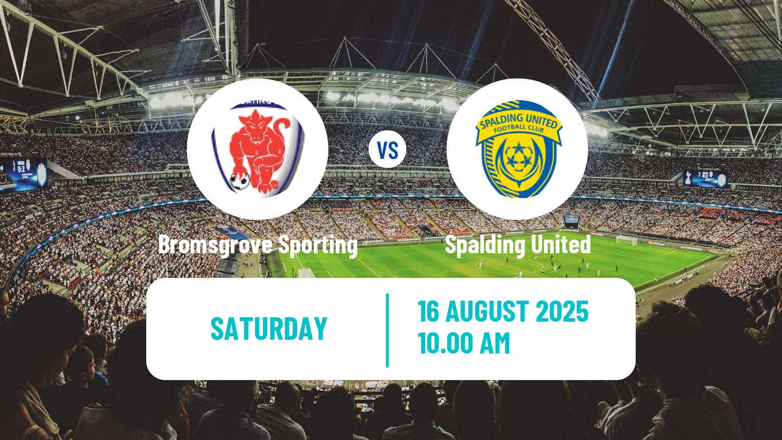 Soccer English Southern League Central Division Bromsgrove Sporting - Spalding United