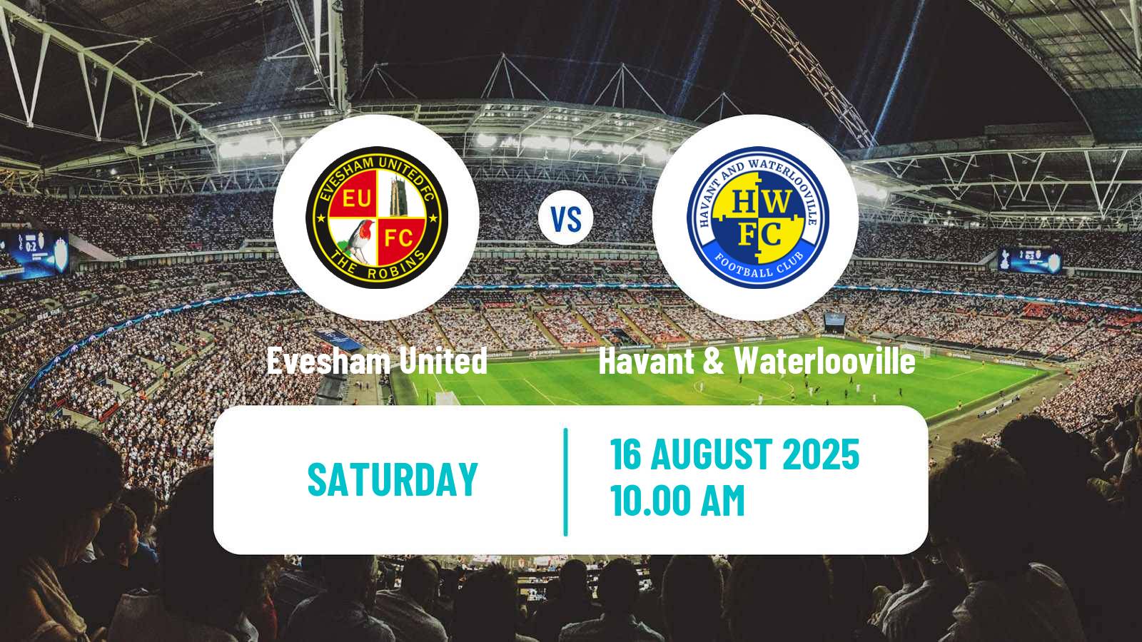 Soccer English Southern League South Division Evesham United - Havant & Waterlooville