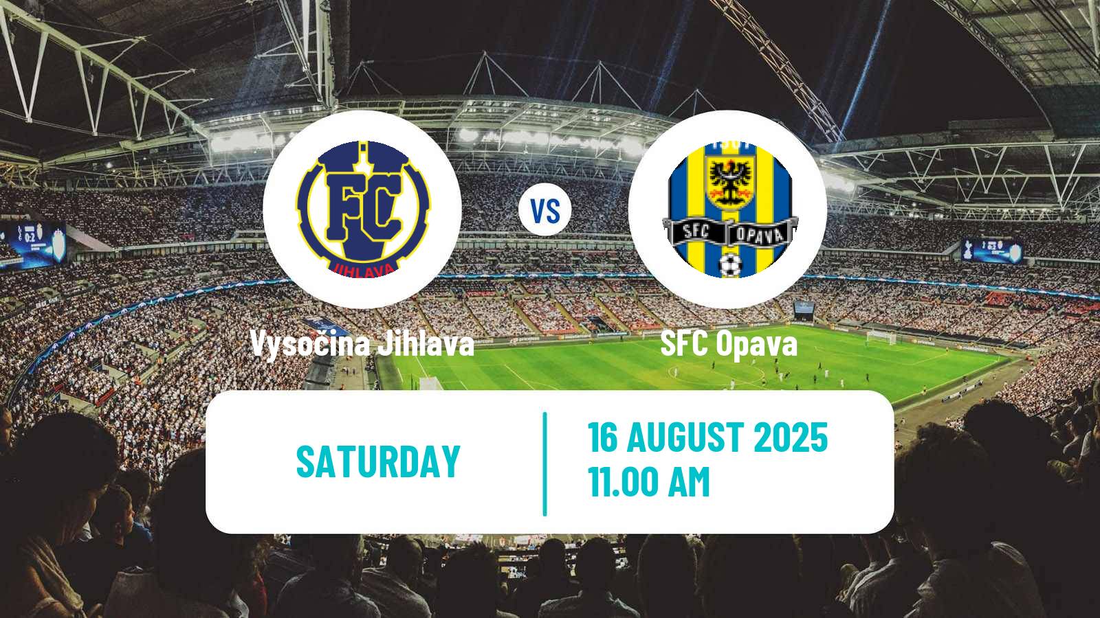 Soccer Czech Division 2 Vysočina Jihlava - Opava