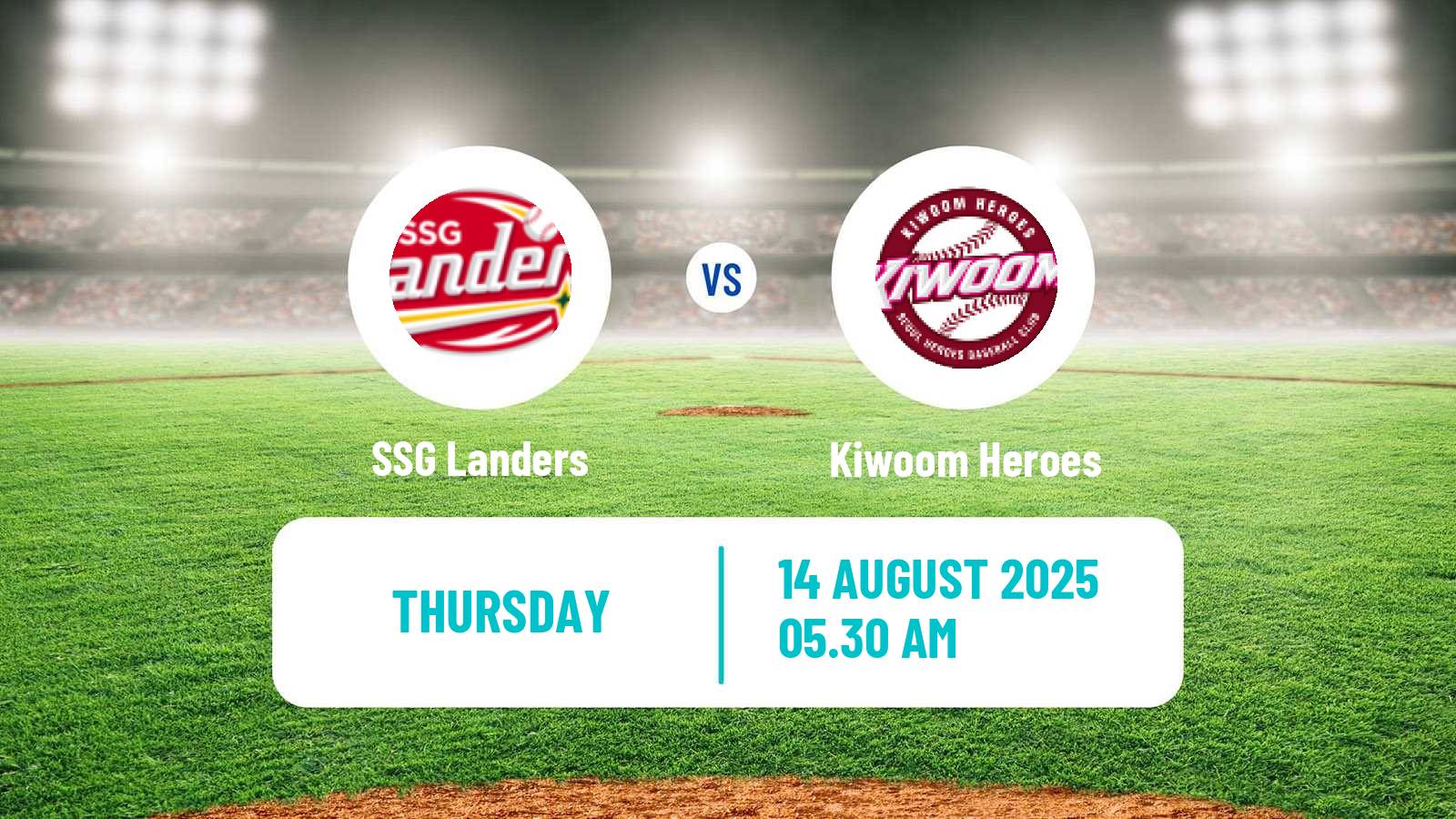 Baseball KBO SSG Landers - Kiwoom Heroes