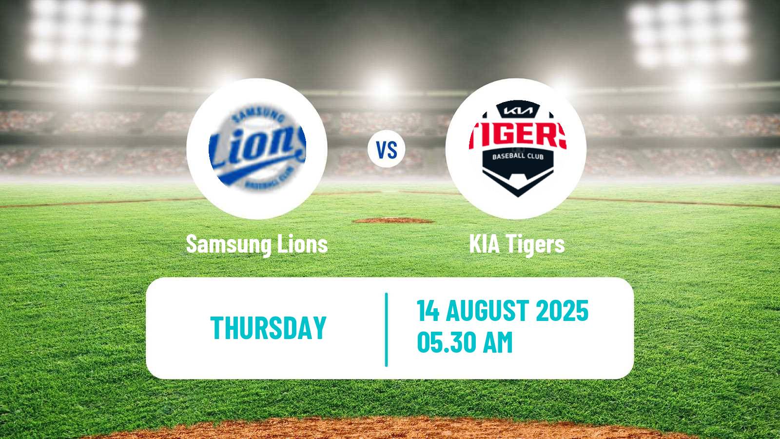 Baseball KBO Samsung Lions - KIA Tigers