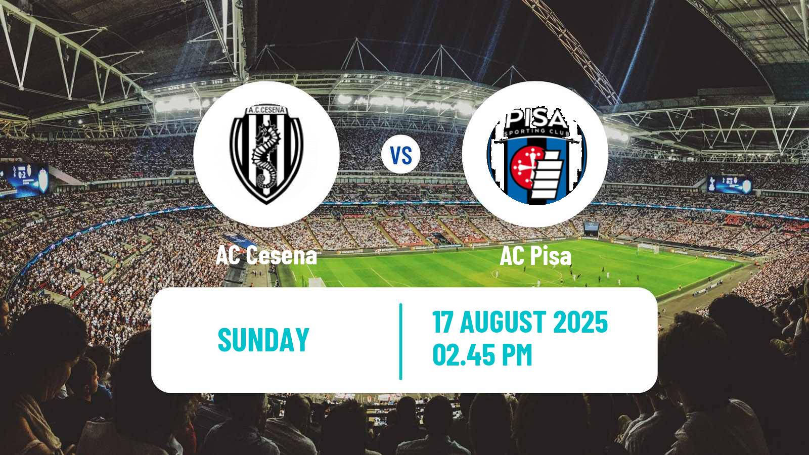 Soccer Coppa Italia Cesena - Pisa