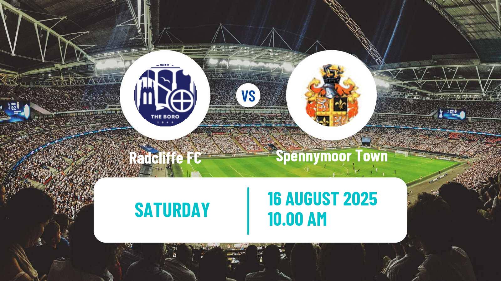 Soccer English National League North Radcliffe - Spennymoor Town