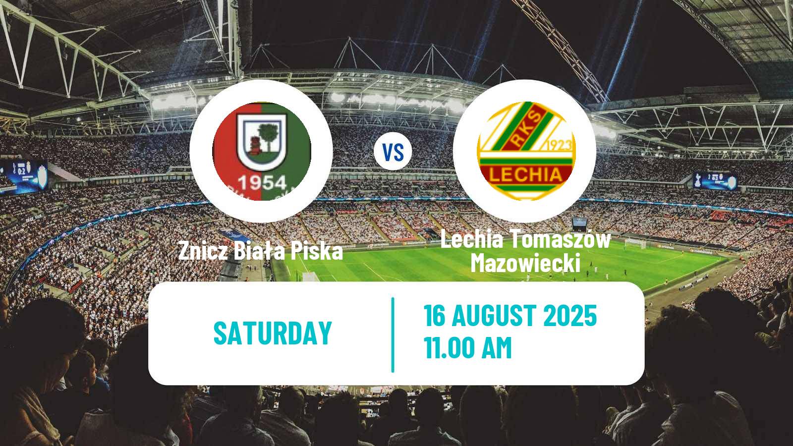 Soccer Polish Division 3 - Group I Znicz Biała Piska - Lechia Tomaszów Mazowiecki