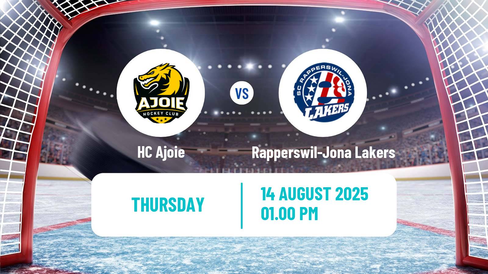 Hockey Club Friendly Ice Hockey Ajoie - Rapperswil-Jona Lakers