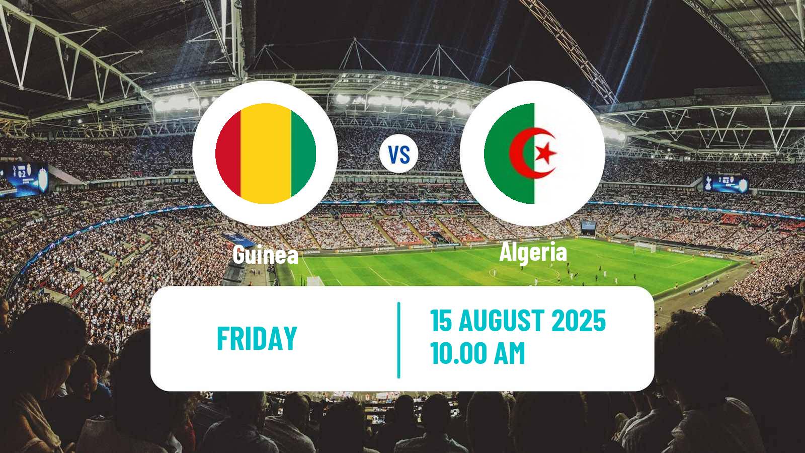 Soccer African Nations Championship Guinea - Algeria