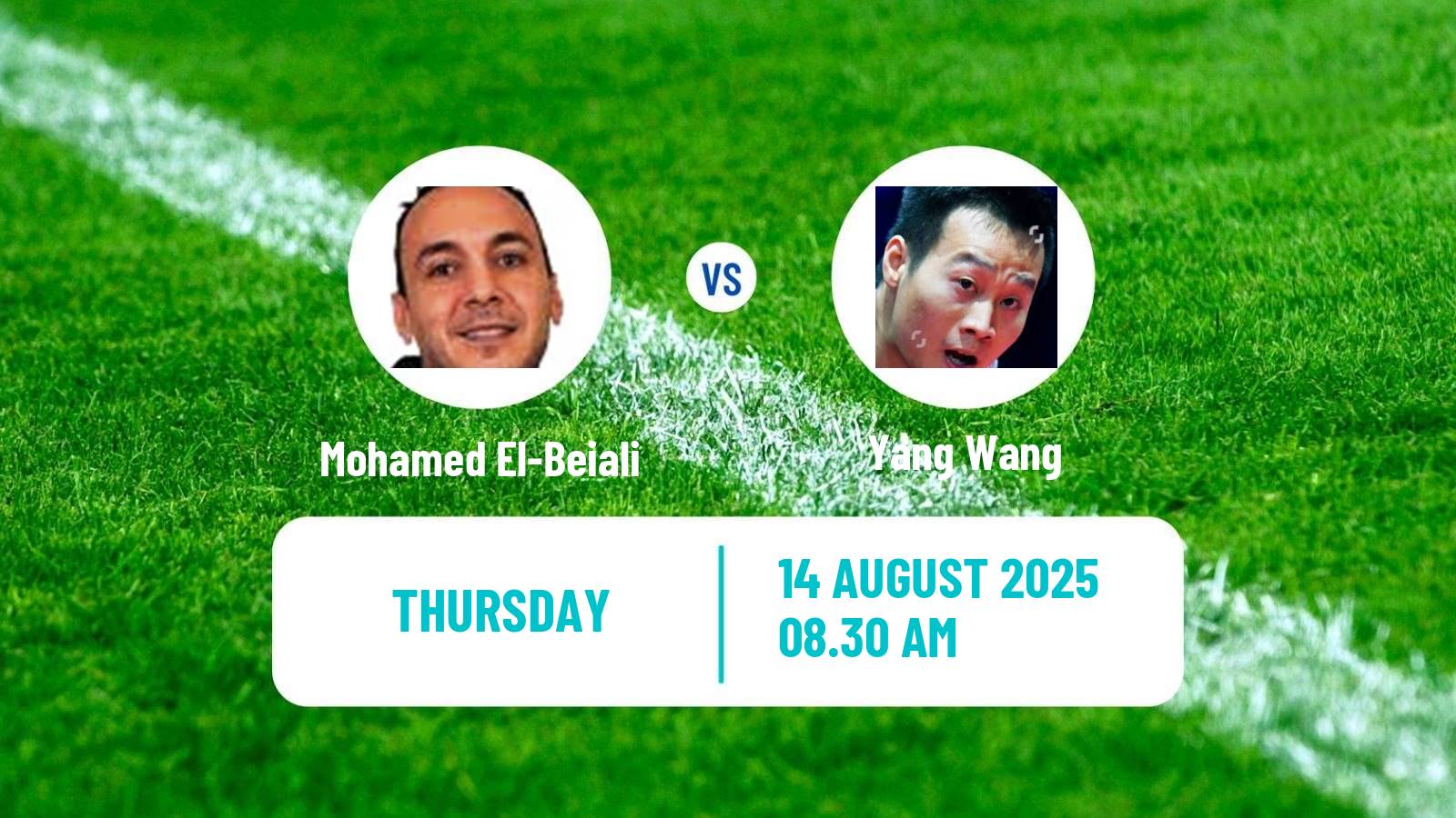 Table tennis Europe Smash Sweden Men Mohamed El-Beiali - Yang Wang
