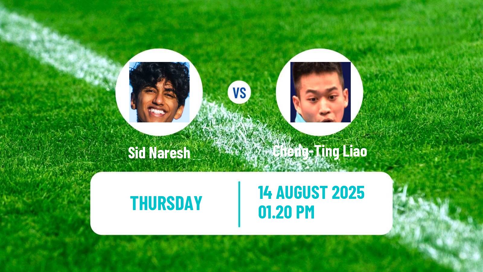 Table tennis Europe Smash Sweden Men Sid Naresh - Cheng-Ting Liao