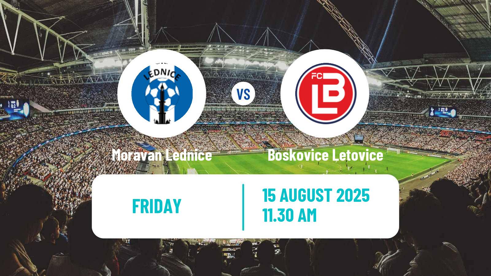 Soccer Czech Jihomoravsky KP Moravan Lednice - Boskovice Letovice