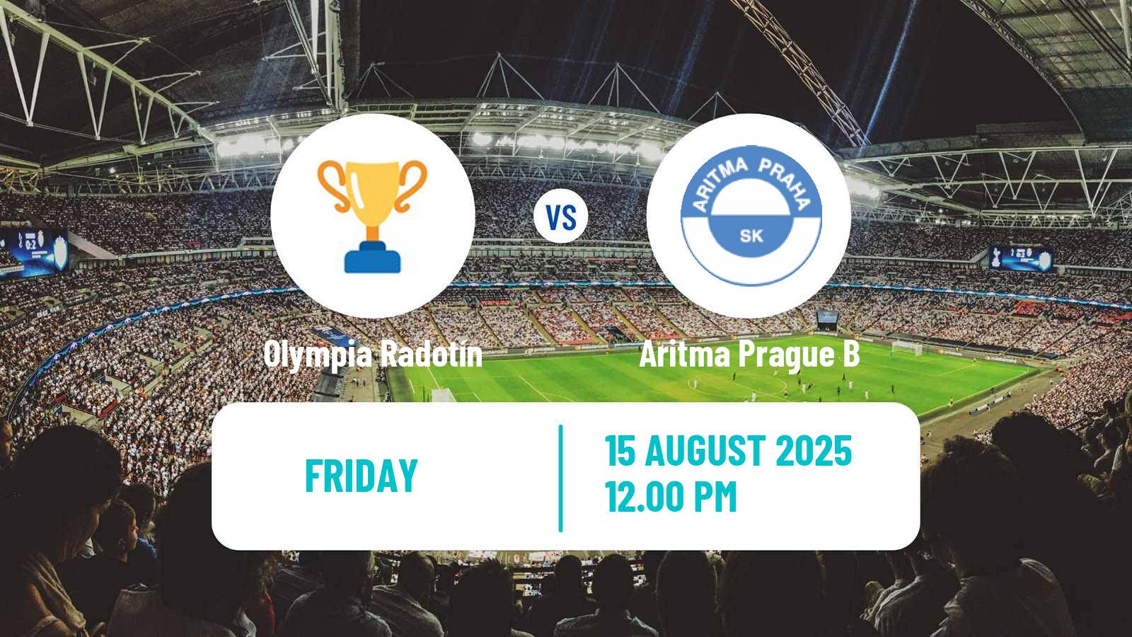 Soccer Czech Prazsky Prebor Olympia Radotín - Aritma Prague B