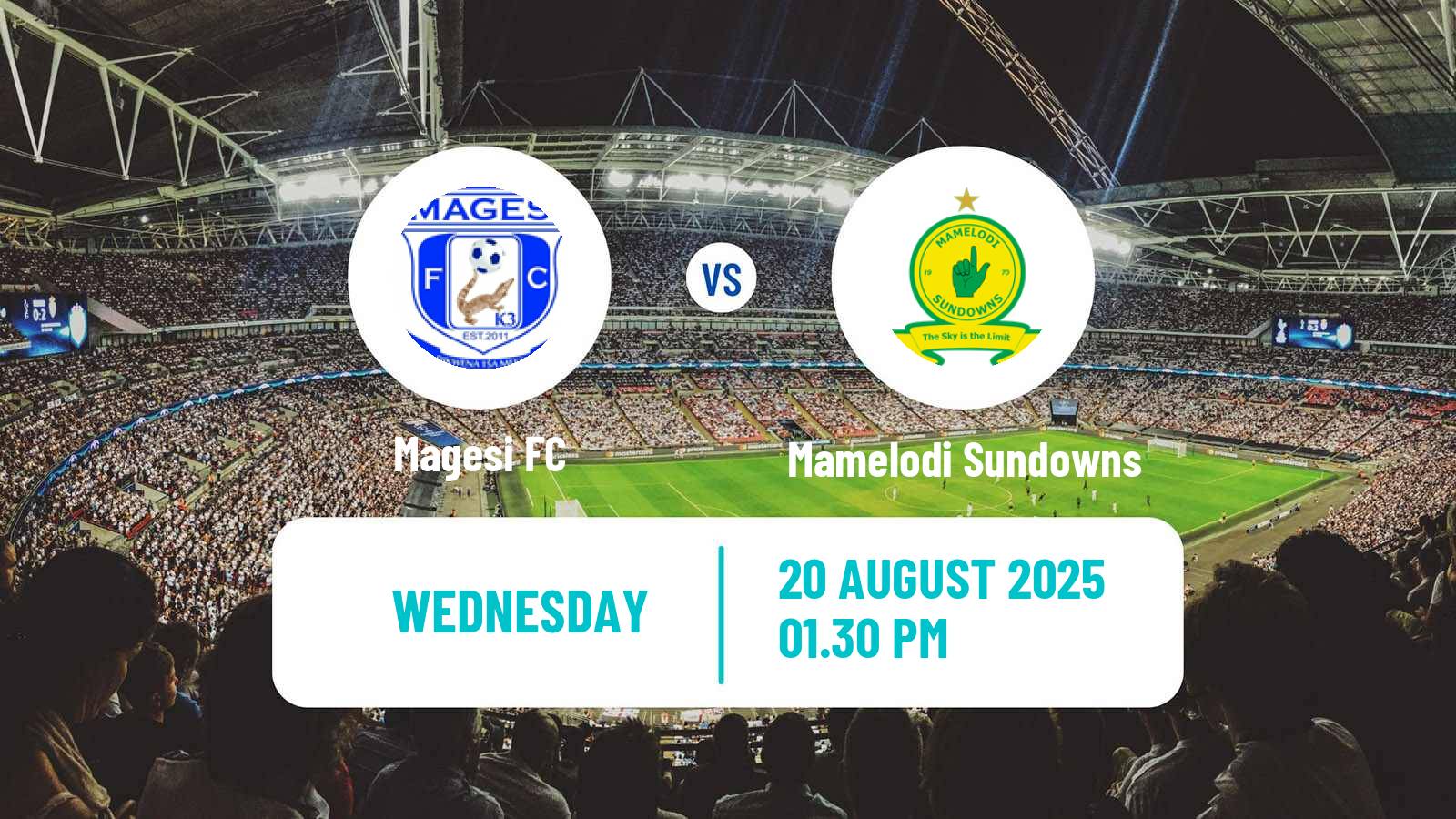 Soccer South African Premier Soccer League Magesi - Mamelodi Sundowns