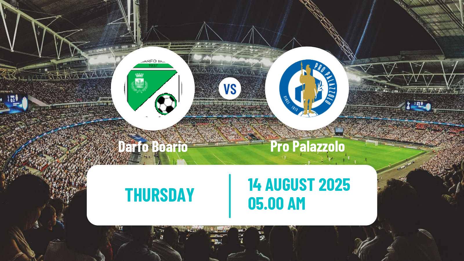 Soccer Club Friendly Darfo Boario - Pro Palazzolo