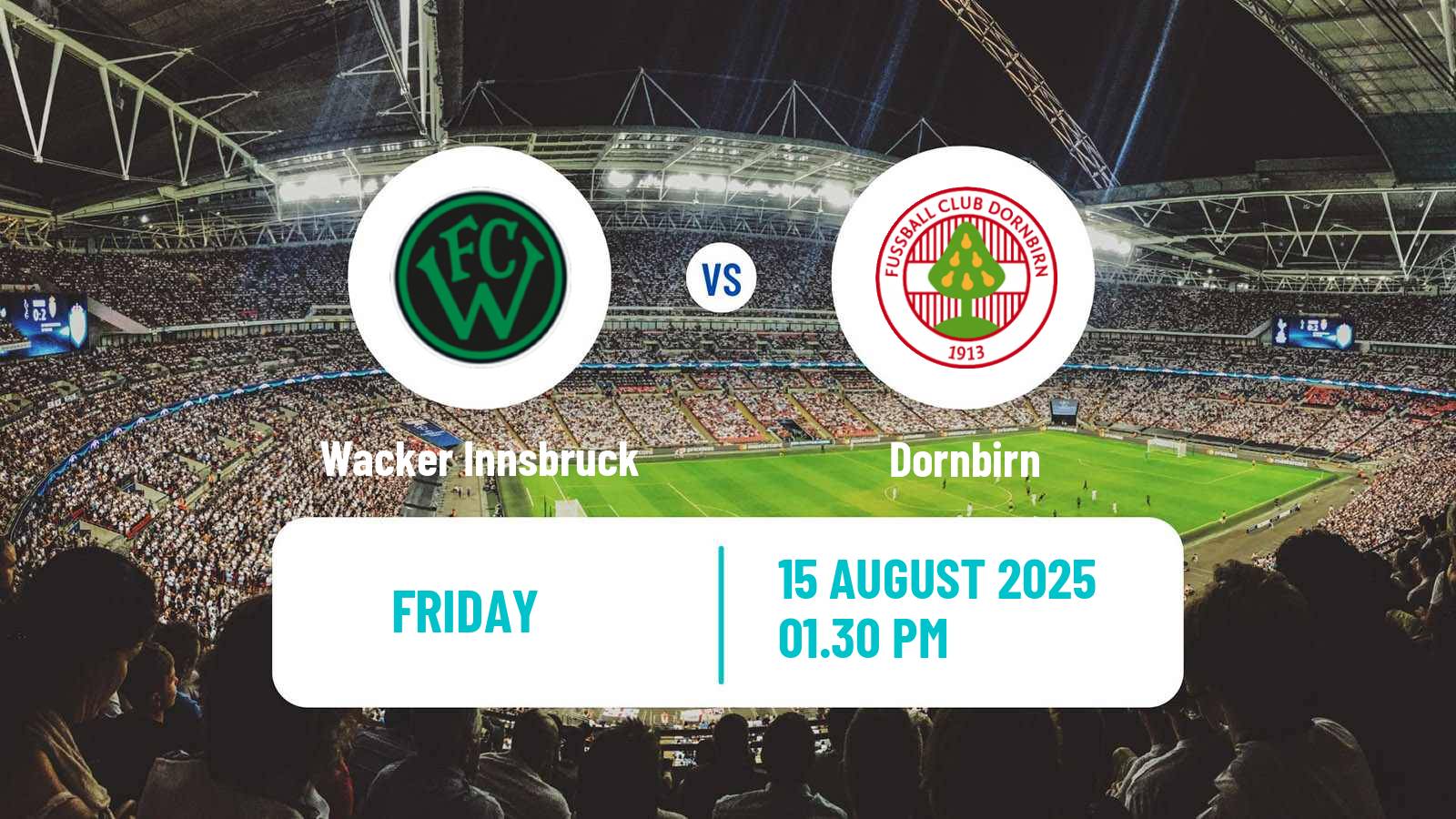 Soccer Austrian Regionalliga West Wacker Innsbruck - Dornbirn