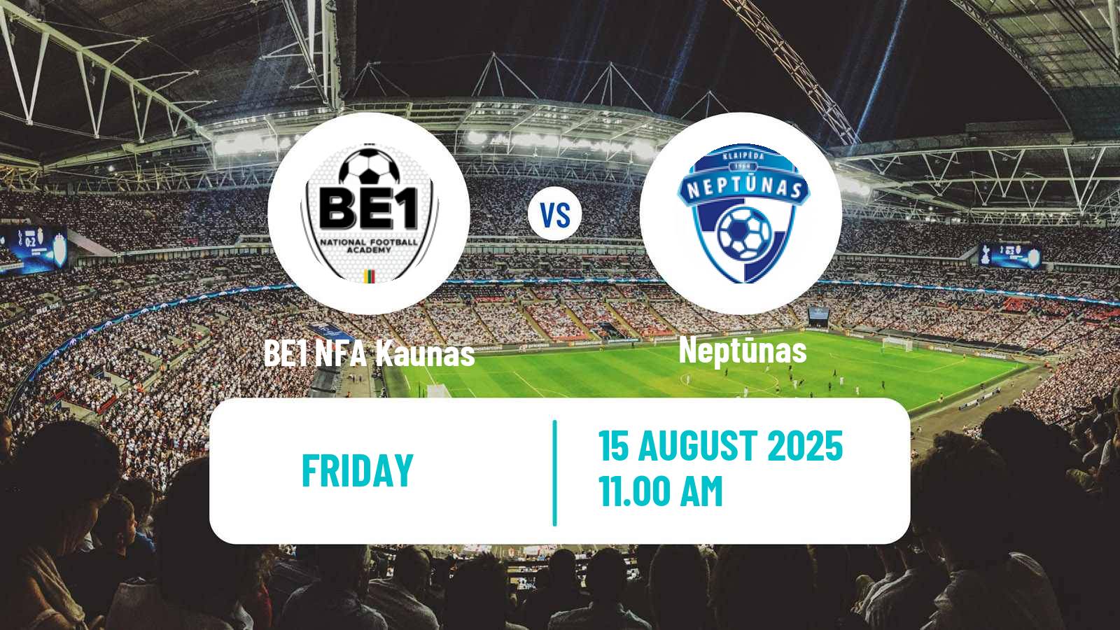 Soccer Lithuanian Division 2 BE1 NFA Kaunas - Neptūnas