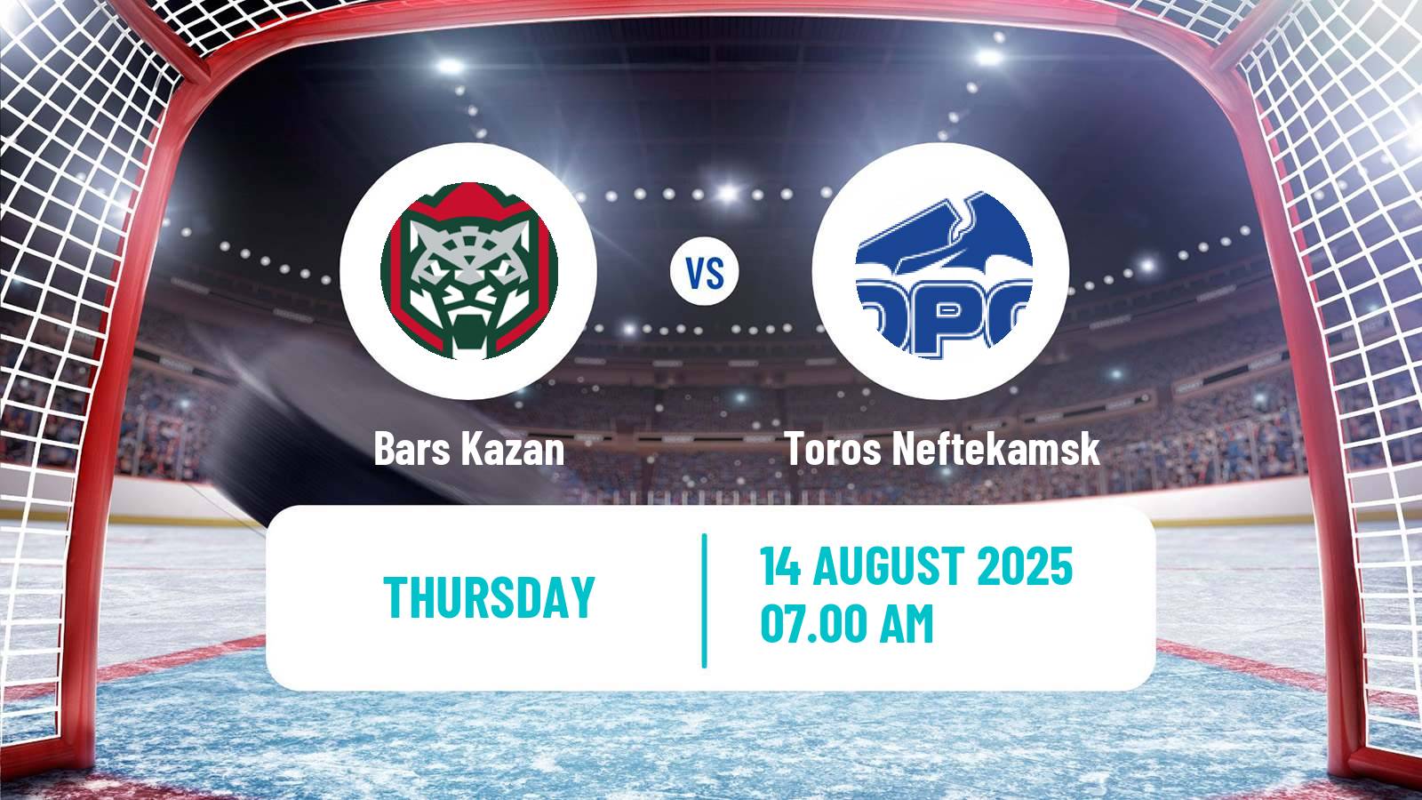 Hockey Club Friendly Ice Hockey Bars Kazan - Toros Neftekamsk