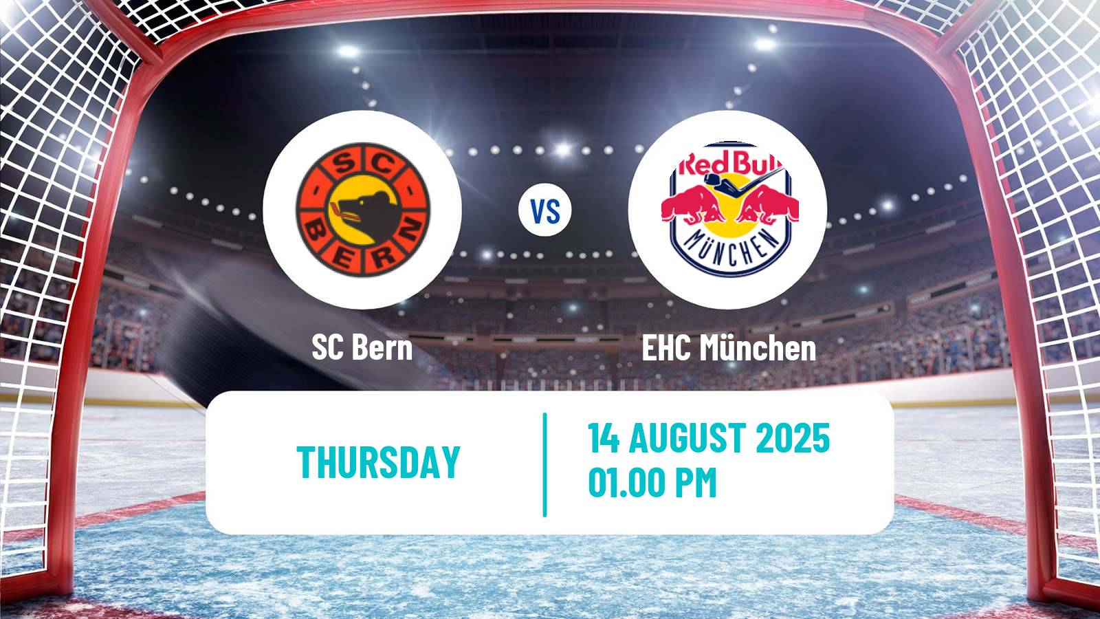 Hockey Club Friendly Ice Hockey Bern - EHC München