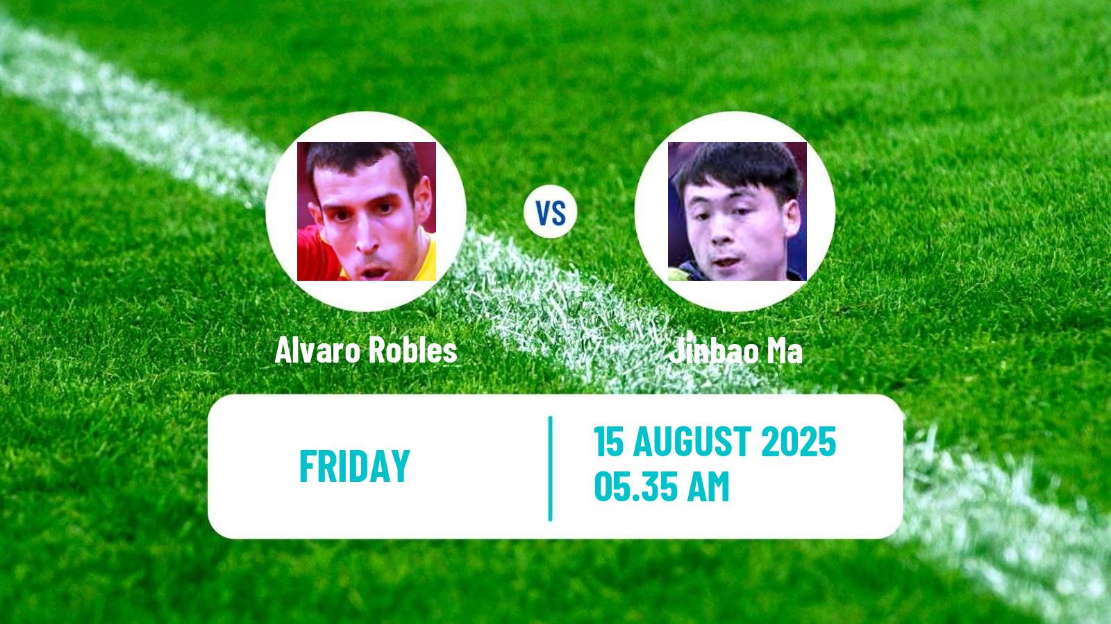 Table tennis Europe Smash Sweden Men Alvaro Robles - Jinbao Ma