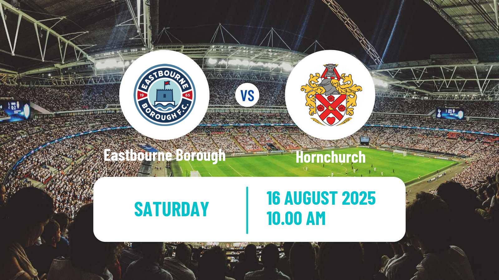 Soccer English National League South Eastbourne Borough - Hornchurch