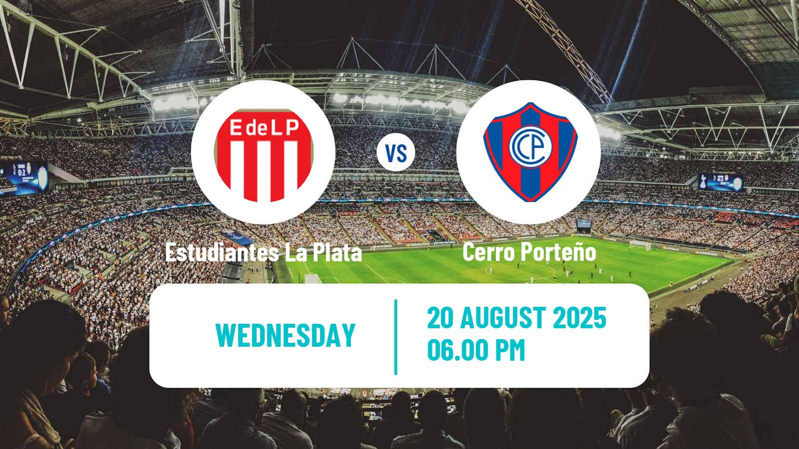 Soccer Copa Libertadores Estudiantes La Plata - Cerro Porteño