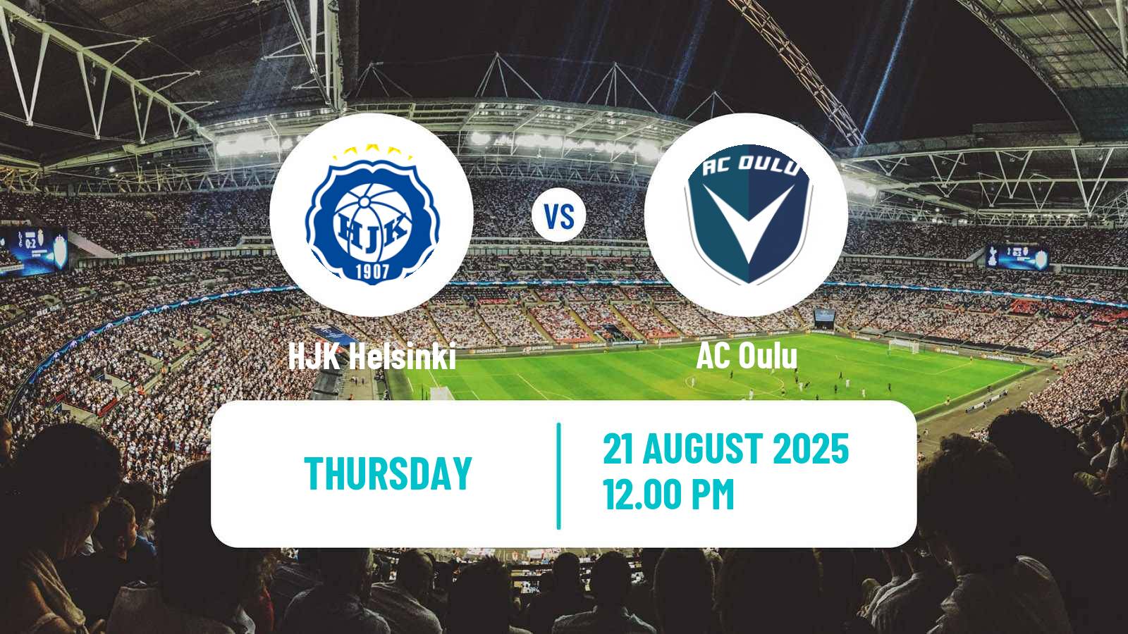 Soccer Finnish Cup HJK - Oulu