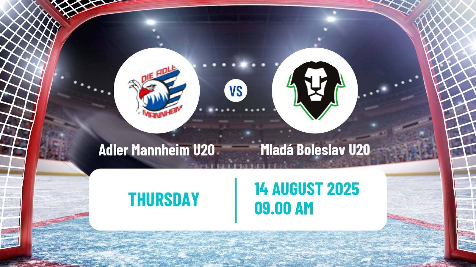 Hockey Club Friendly Ice Hockey Adler Mannheim U20 - Mladá Boleslav U20