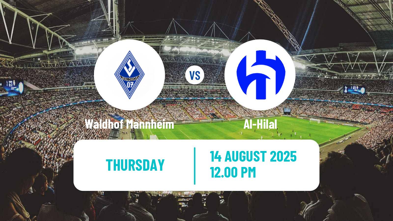Soccer Club Friendly Waldhof Mannheim - Al-Hilal