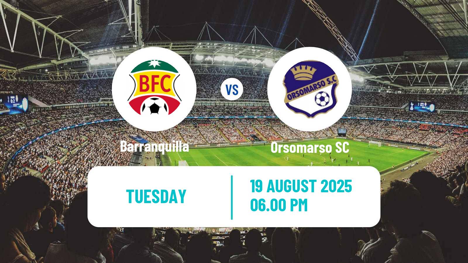 Soccer Colombian Primera B Barranquilla - Orsomarso